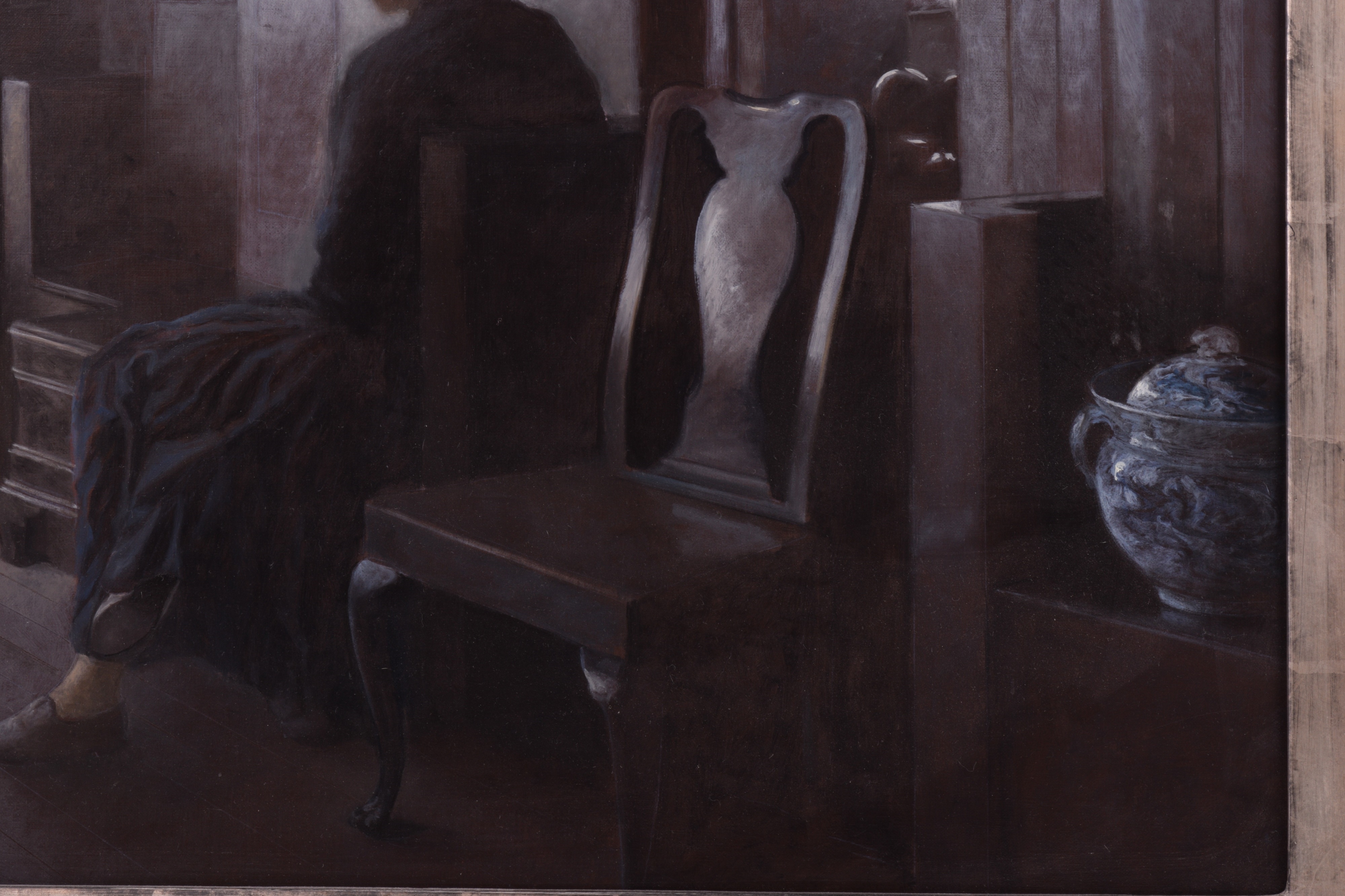 Artwork by Genevieve Dael, 'Pres du Mirior 2', Made of oil on canvas