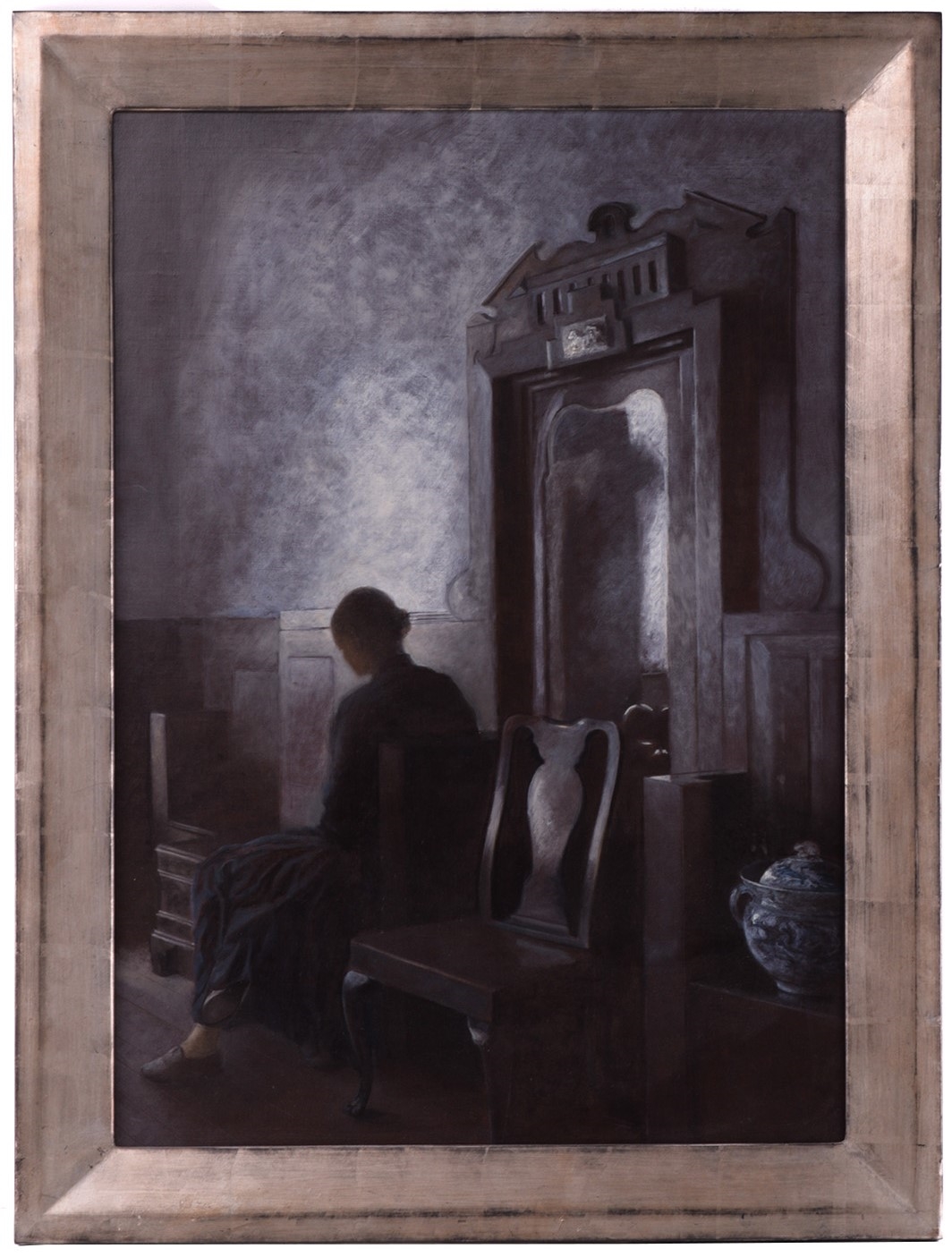 Artwork by Genevieve Dael, 'Pres du Mirior 2', Made of oil on canvas