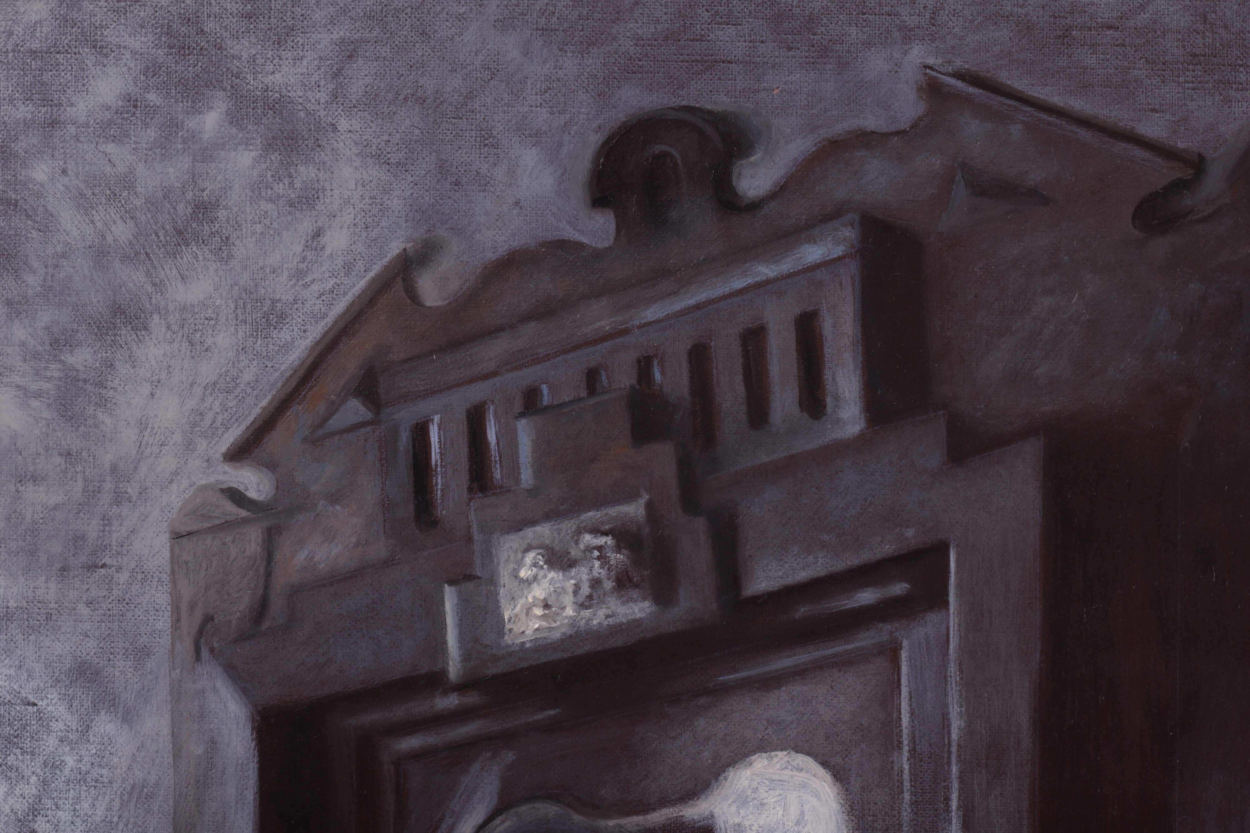 Artwork by Genevieve Dael, 'Pres du Mirior 2', Made of oil on canvas