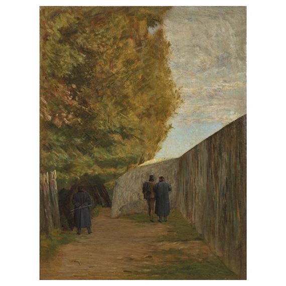 DUEL AT POGGIO IMPERIALE by Raffaello Sernesi