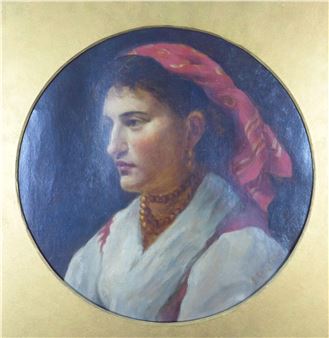 FRANCESCA STUDY OF A HEAD FROM LIFE - Adah Knight