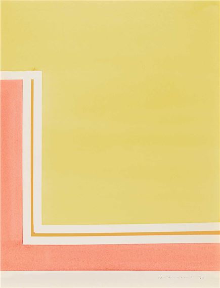 Untitled - Red, Orange and Yellow by Kenneth Lochhead, 1967