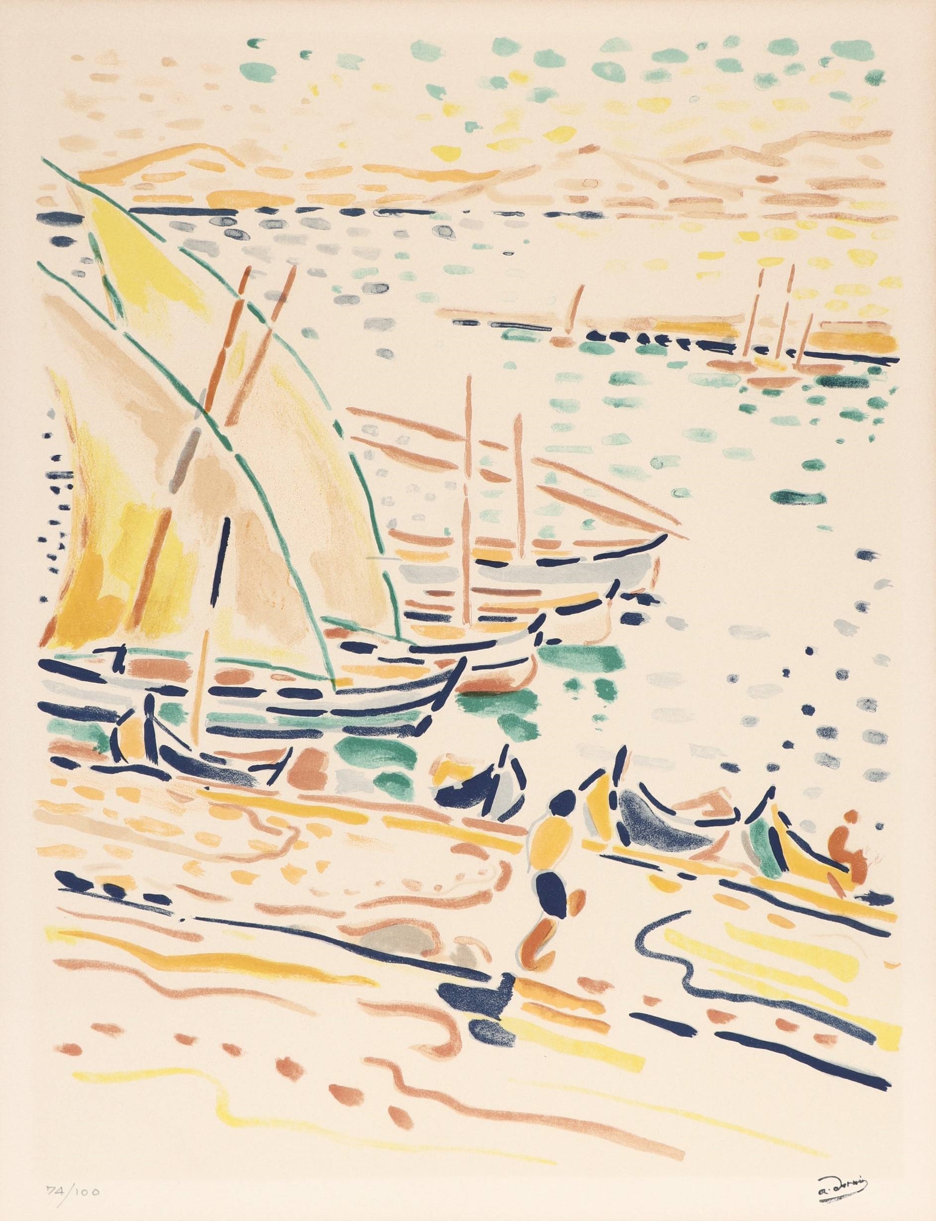 Artwork by André Derain, Derain, André (1880-1954)., Made of Colour lithograph