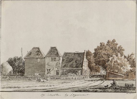 Op Schooten by Hogerwoert by Hendrik Spilman