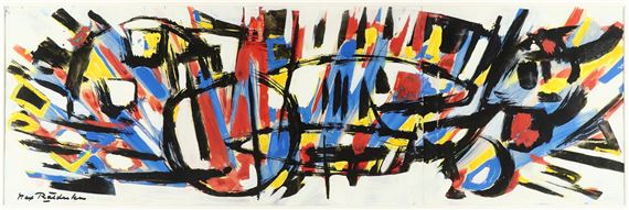 Abstract composition by Max Rädecker