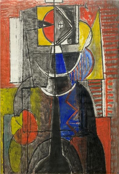 Composición con figura by Hector Da Cunha