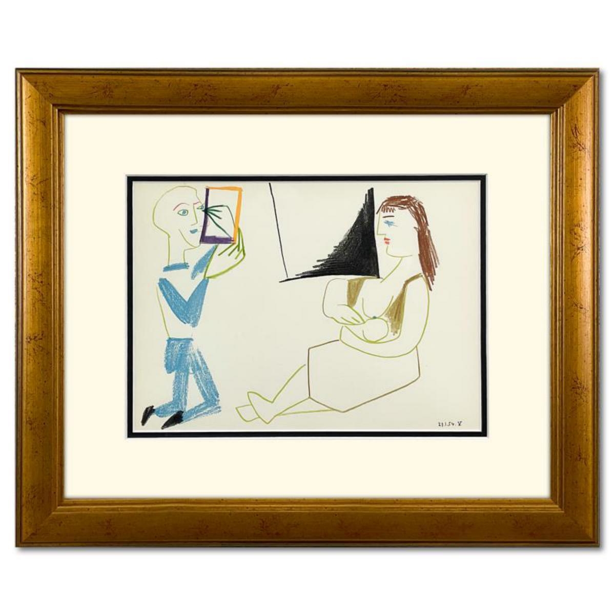 Artwork by Pablo Picasso, Human Comedy (27.1.54.V), Made of lithograph on paper