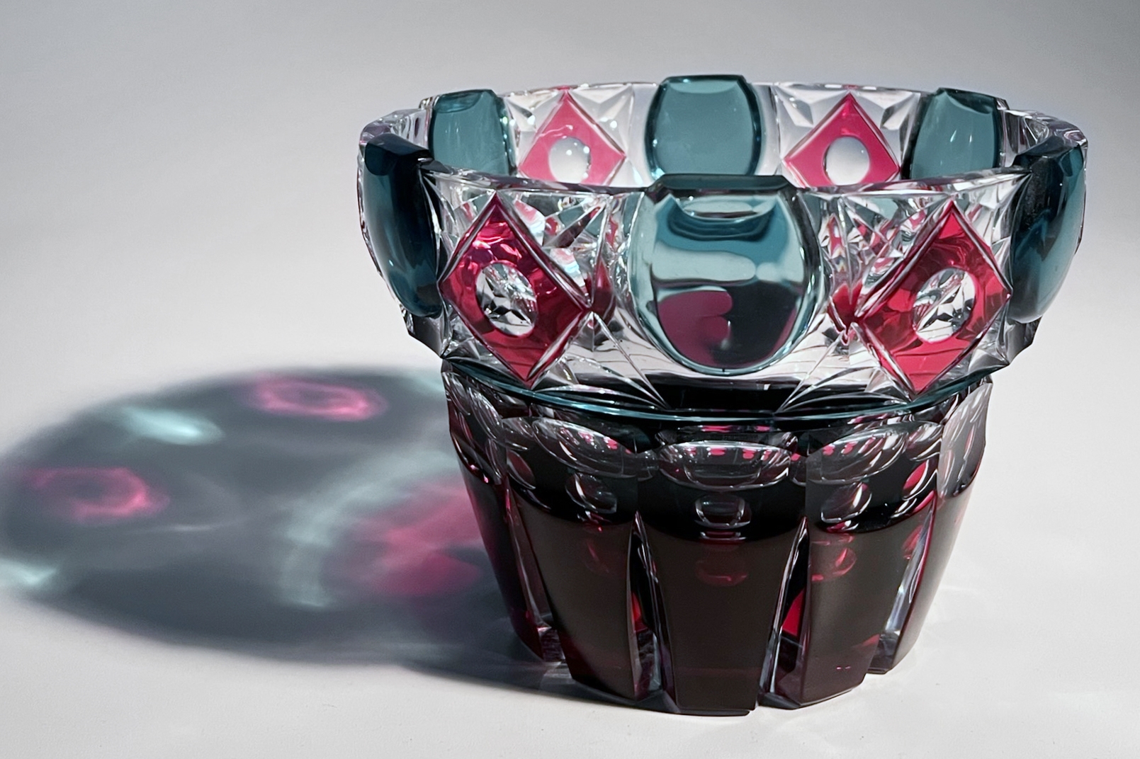 Artwork by Val Saint Lambert, Joseph Simon, Pair of vases, Made of Glass