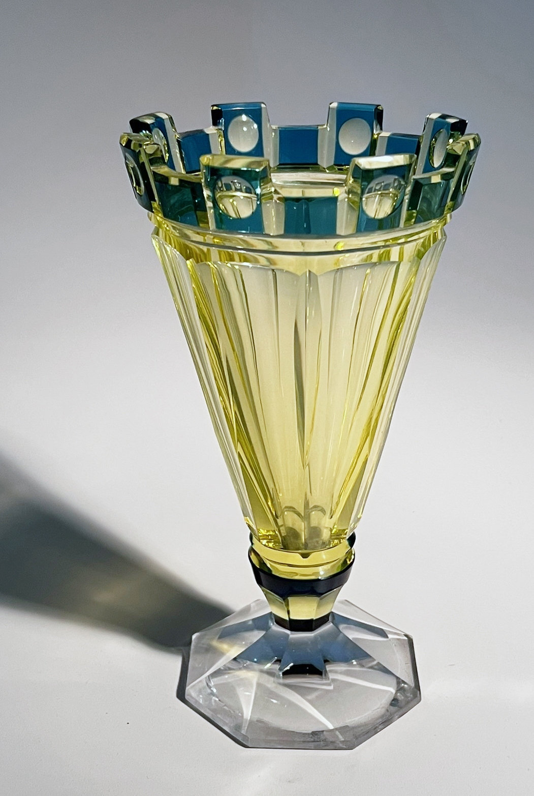 Artwork by Val Saint Lambert, Joseph Simon, Pair of vases, Made of Glass