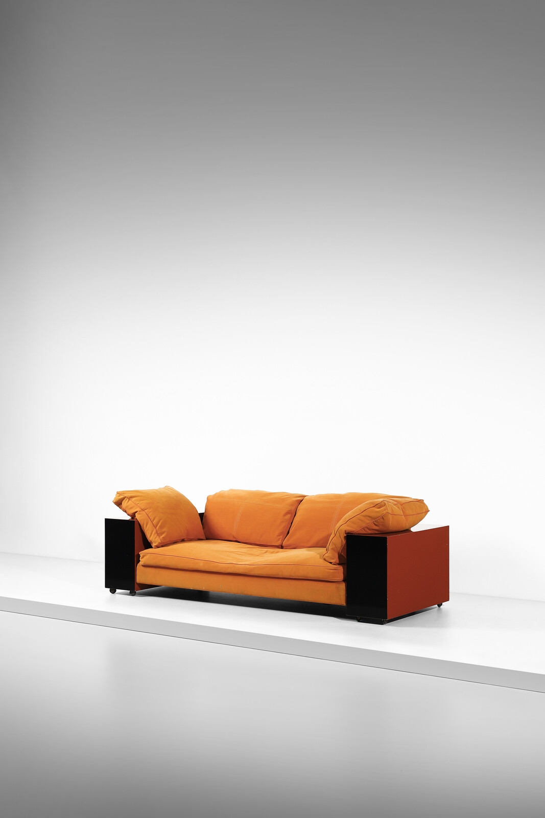 Eileen Gray Lota twoseater sofa on wheels for Images (1924) MutualArt