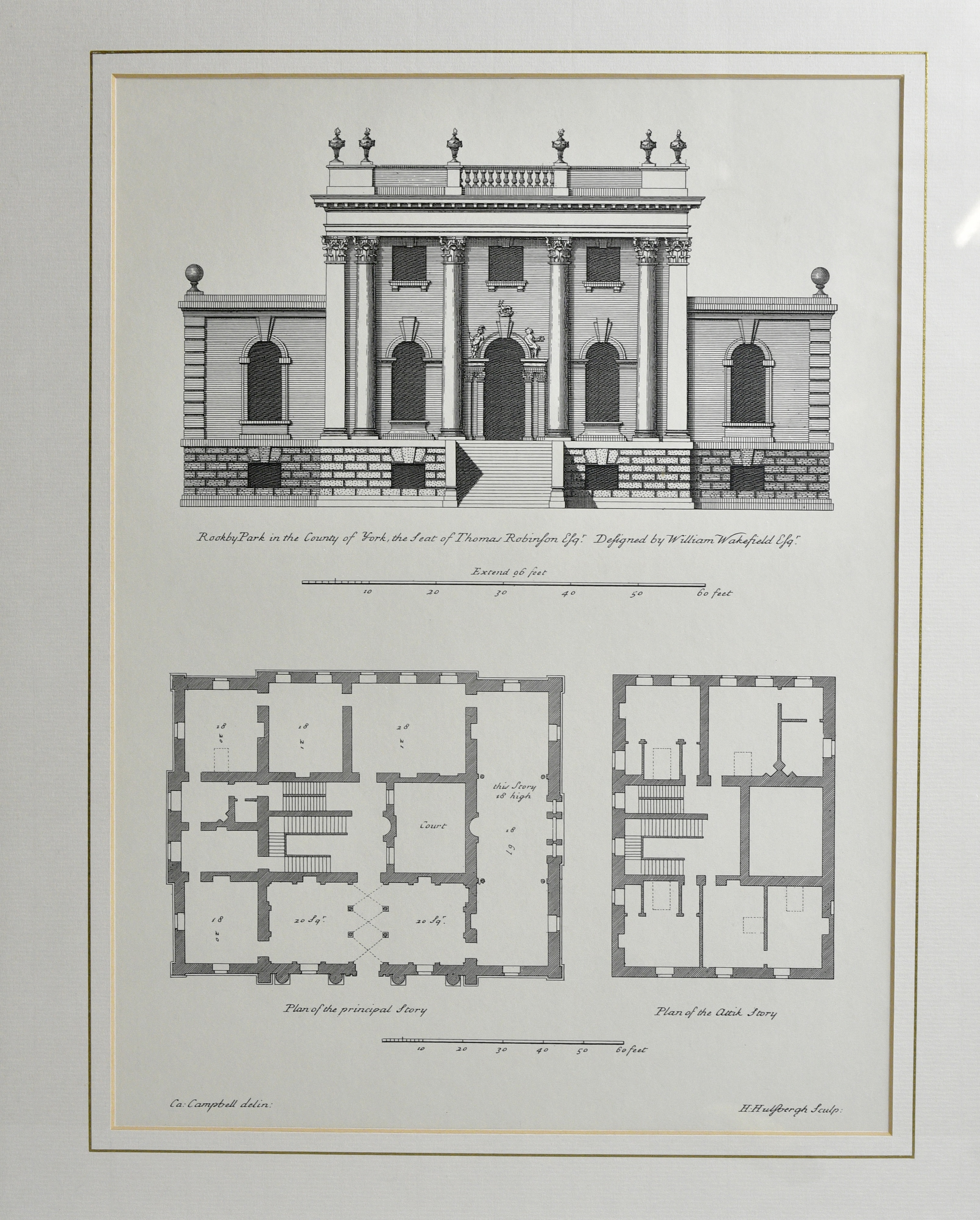 Colen Campbell | COLEN CAMPBELL; a set of four engravings | MutualArt