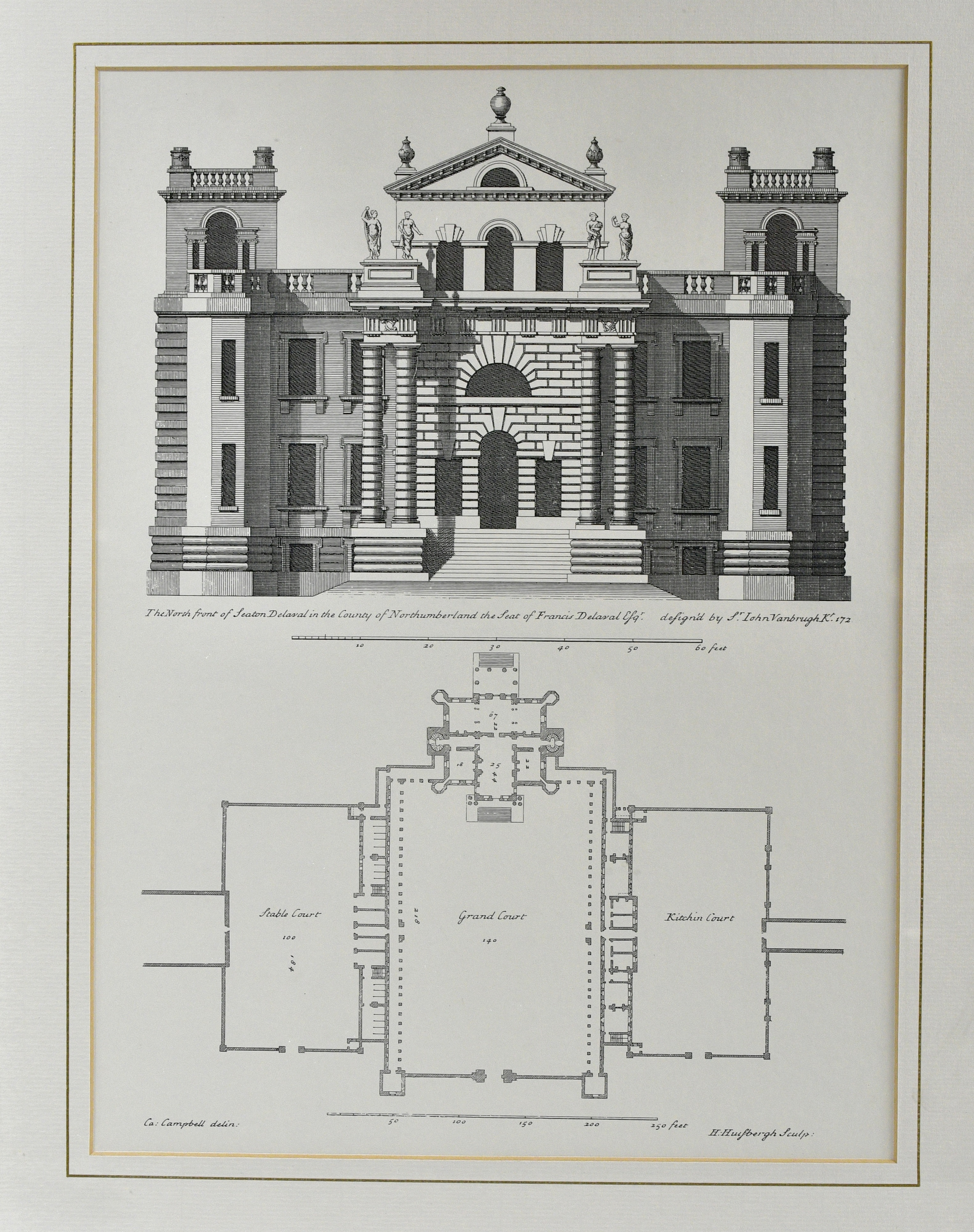 Colen Campbell | COLEN CAMPBELL; a set of four engravings | MutualArt