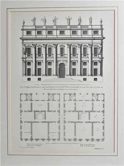 Colen Campbell | COLEN CAMPBELL; a set of four engravings | MutualArt