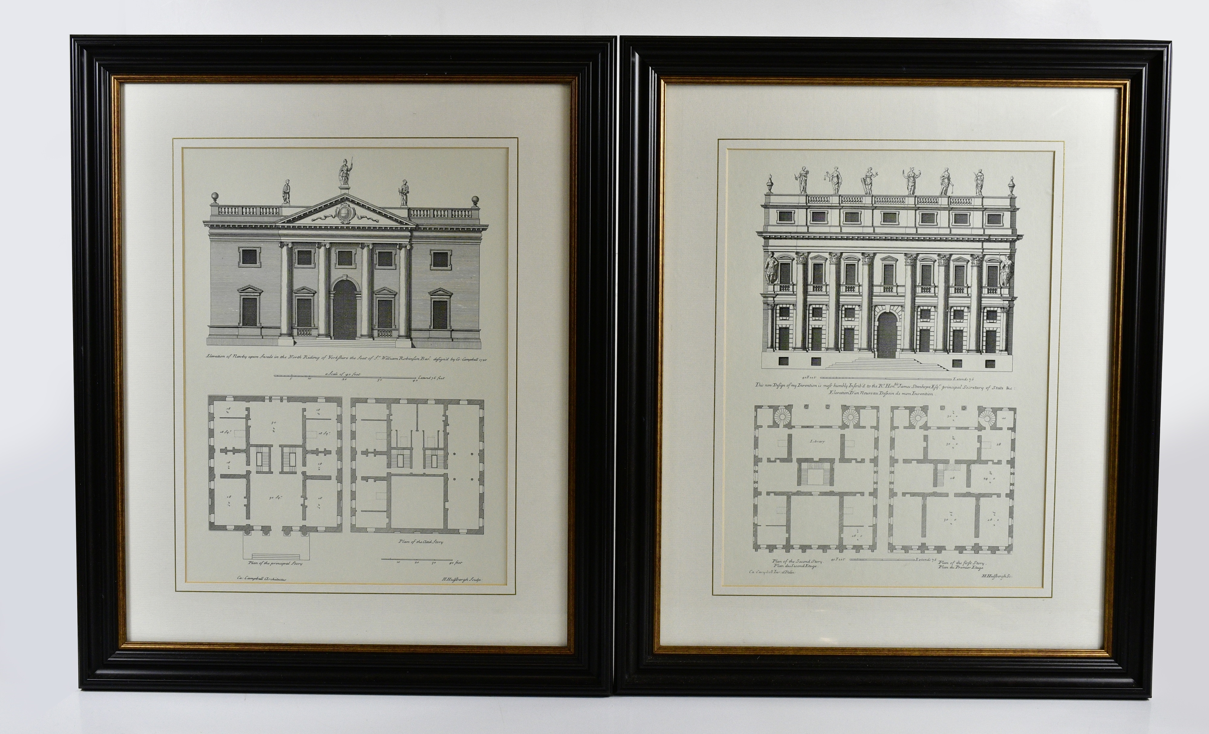 Colen Campbell | COLEN CAMPBELL; a set of four engravings | MutualArt