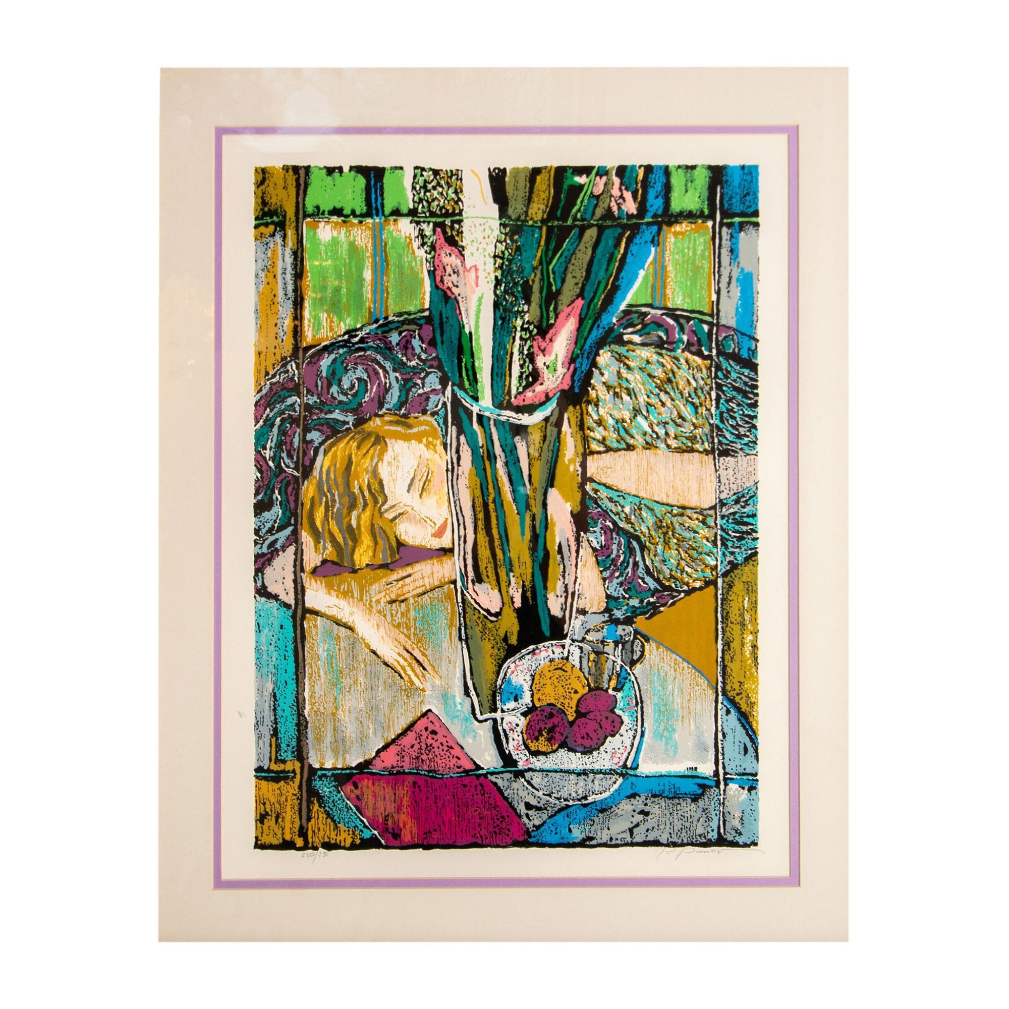 Artwork by Petar Panov Chuklev, Petar Panov Chuklev (Bulgarian b.1936) Original Silkscreen, Made of Color silkscreen on paper