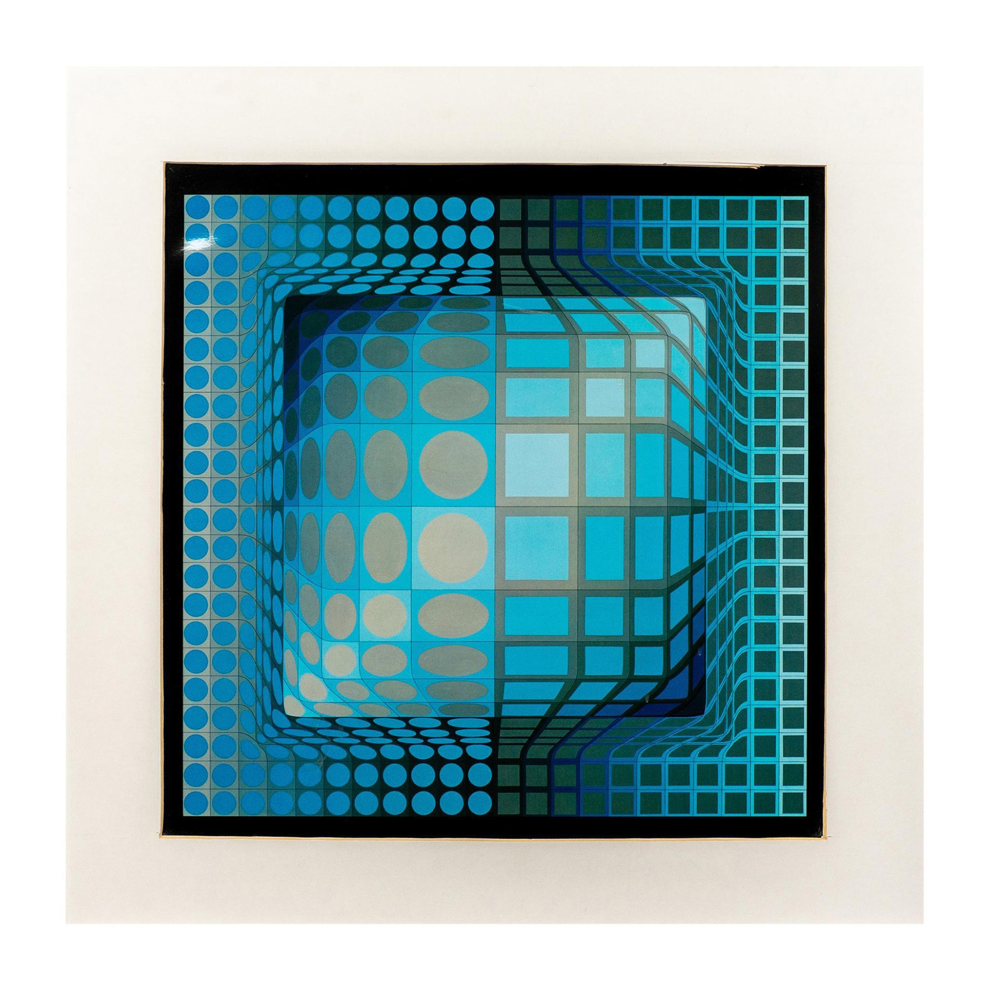 Victor Vasarely  Victor Vasarely, Color Heliogravure on Paper