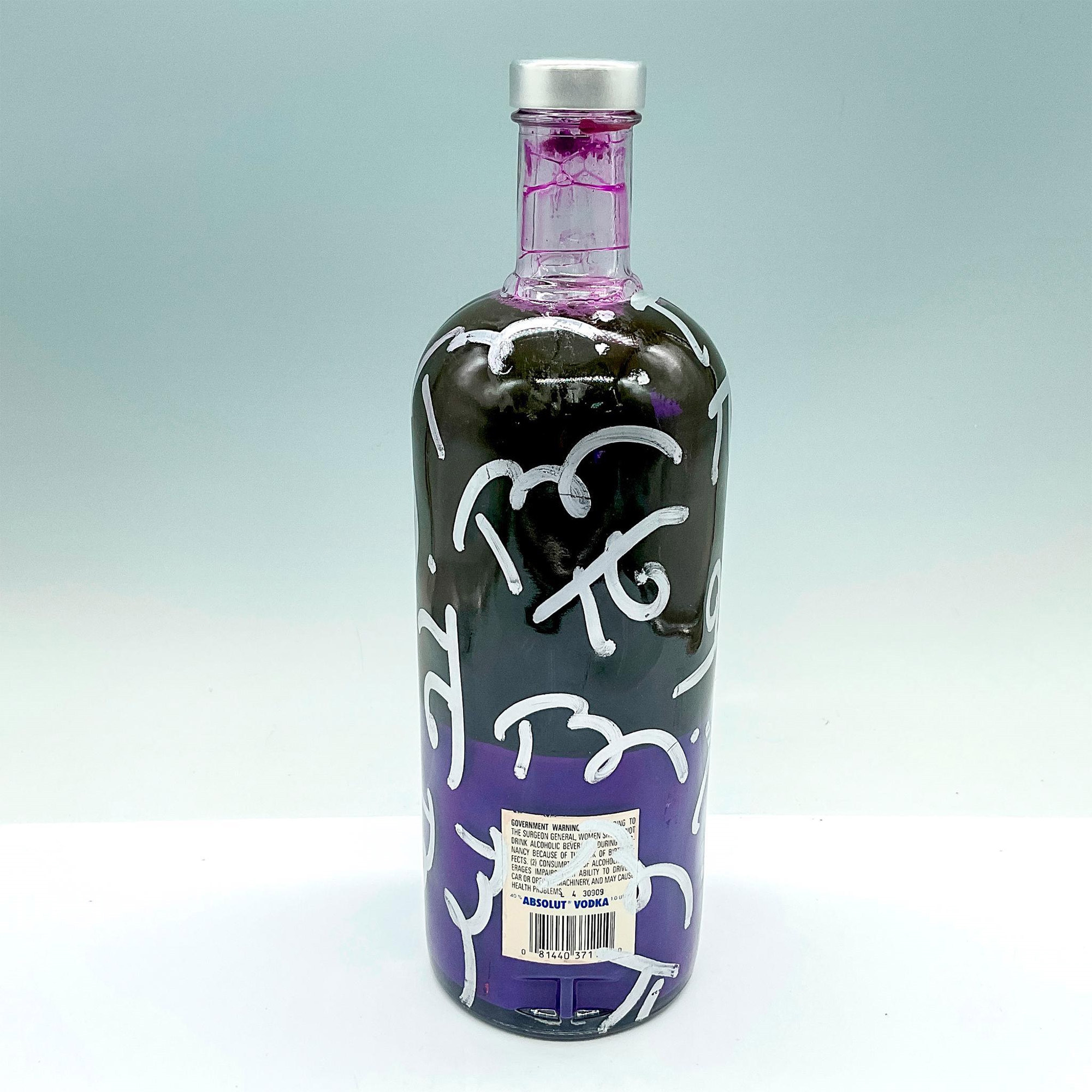 Romero Britto | Romero Britto Absolute Vodka Bottle, Signed | MutualArt
