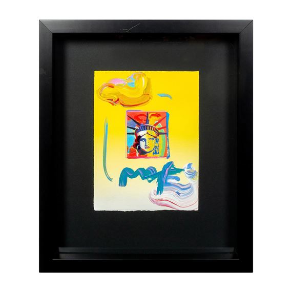 Peter Max | Peter Max Original Mixed Media with Acrylic on Paper ...