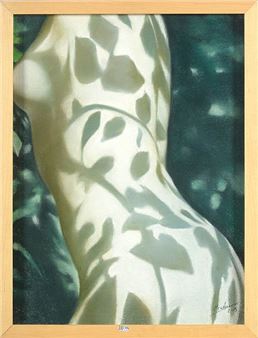 Ombres sur dos dénudé - Michel Leclercq