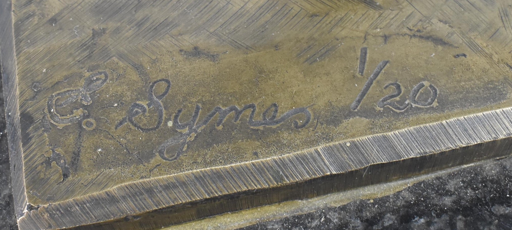 Artwork by Eric Symes, In Full Flight, Made of BRONZE