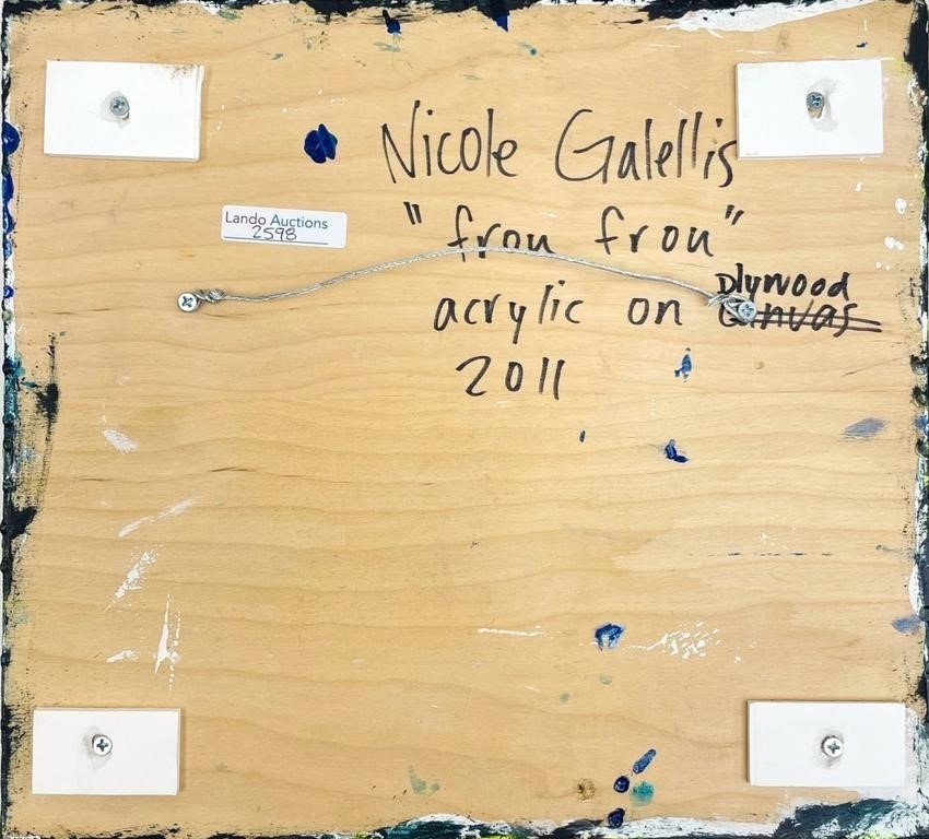 Artwork by Nicole Galellis, Nicole Galellis, Made of plywood