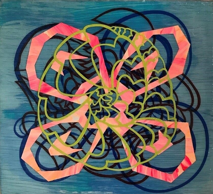 Artwork by Nicole Galellis, Nicole Galellis, Made of plywood