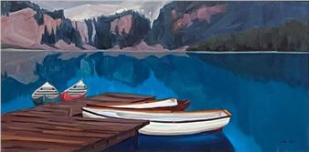 Untitled (Mountain Lake) - Sarah Kidner