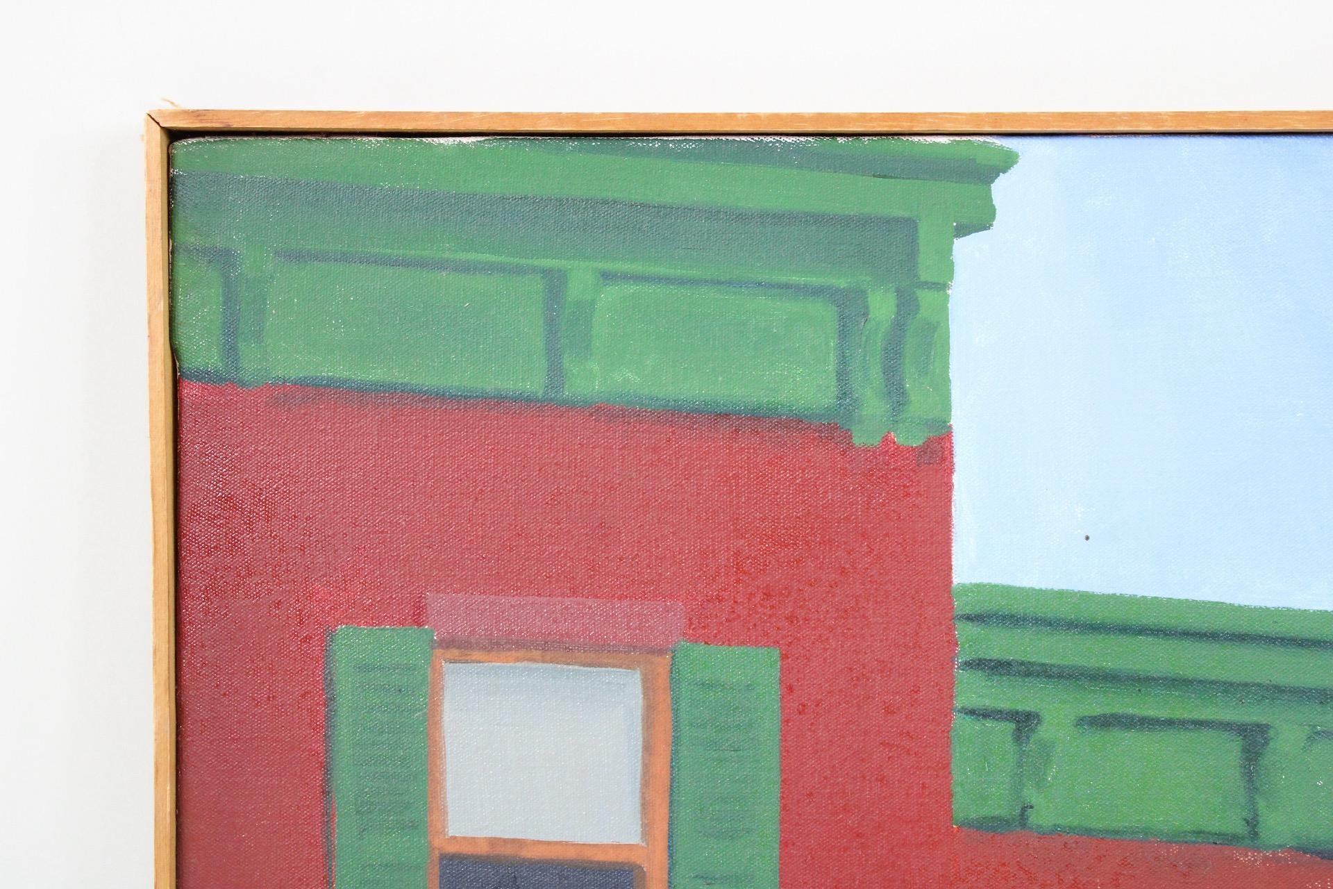 Edward Hopper | Framed Suburban Streetscape Painting | MutualArt
