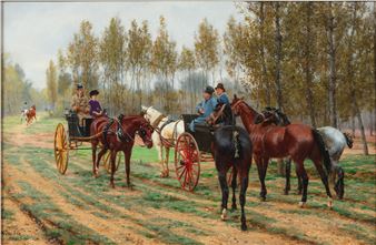 Sur la Route de la Foire - Jean-Richard Goubie