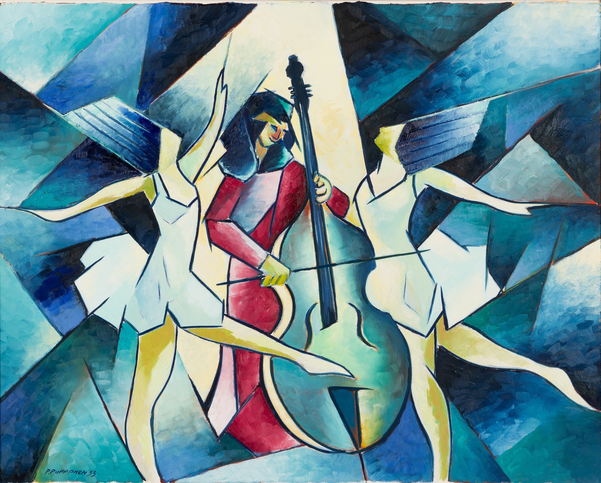 Artwork by Pertti Piipponen, Konsertti, Made of oil