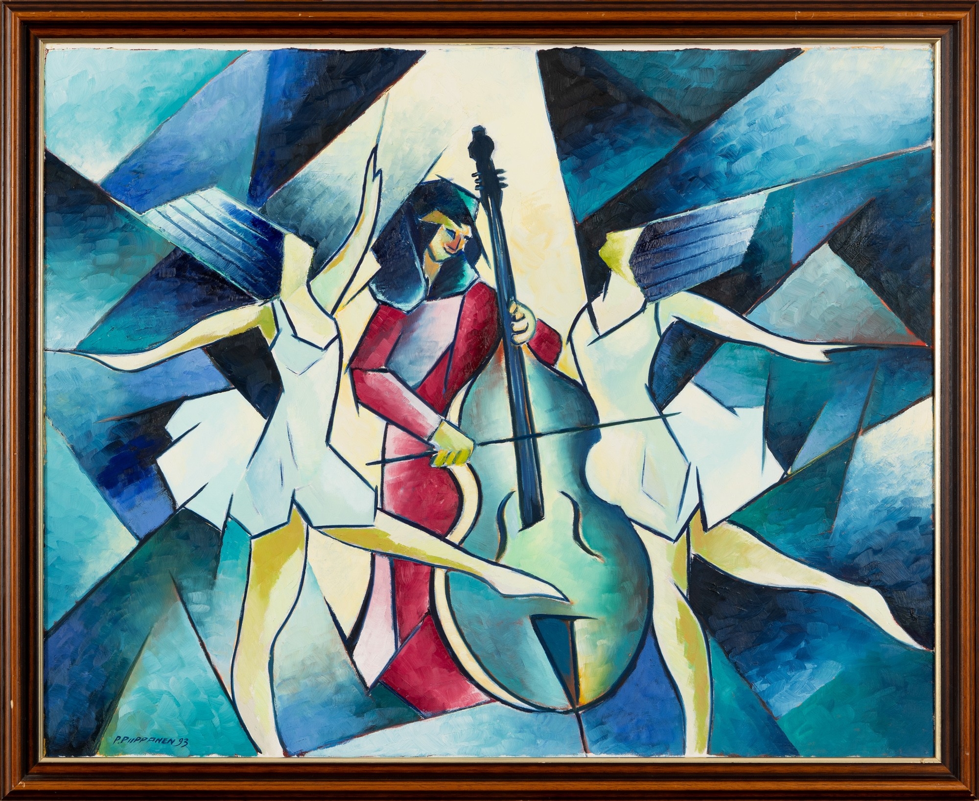 Artwork by Pertti Piipponen, Konsertti, Made of oil