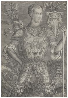 PORTRAIT EN ARMURE D'APPARAT DE CÔME DE MEDICIS - Nicolò della Casa
