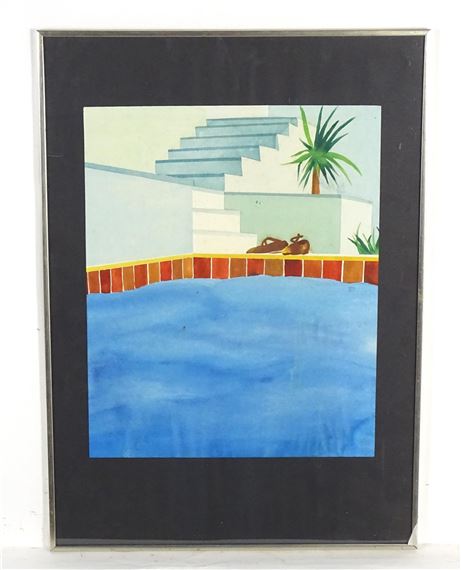 David Hockney Pool And Steps