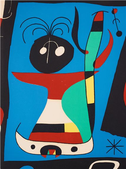 Joan Miró | La Femme au Miroir (1957) | MutualArt