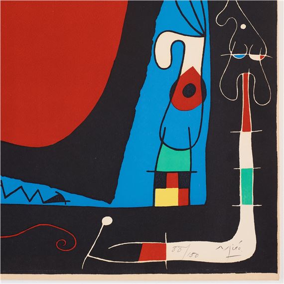 Joan Miró | La Femme au Miroir (1957) | MutualArt