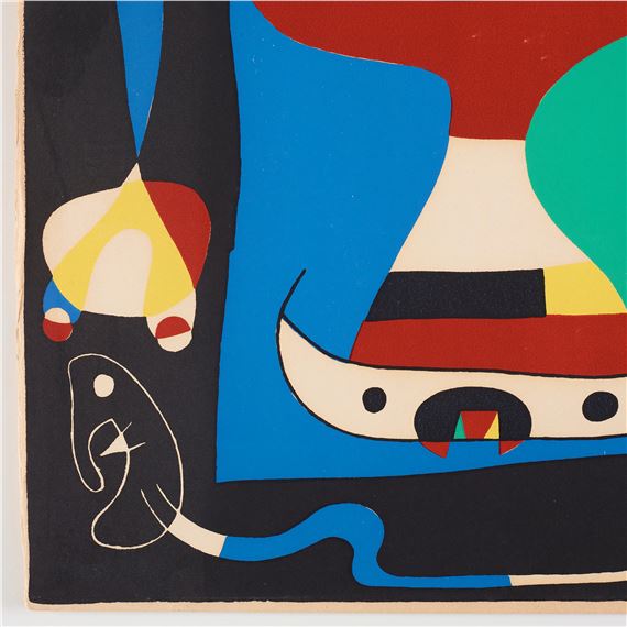 Joan Miro、FEMME AU MIROIR、海外版希少レゾネ、状態良好 Joan Miró 