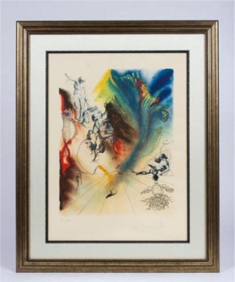 Salvador Dalí | Romantic from Dreams of Paradise, Dali Lithograph ...