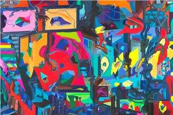 Templon Exhibits Previously Unseen Oils on Canvas and Site-Specific Installation by Franz Ackermann