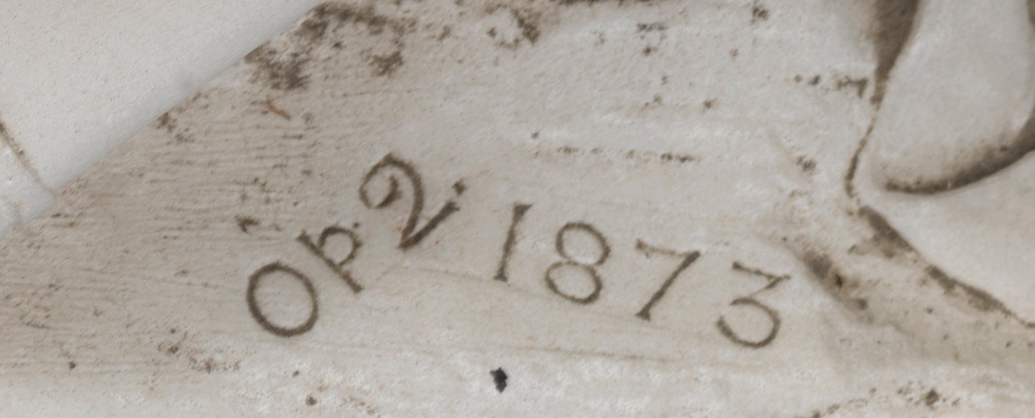 Artwork by Sir Charles Lawes-Wittewronge, A carved white marble figural group of Venus and Cupid (Opus 2), Made of carved white marble