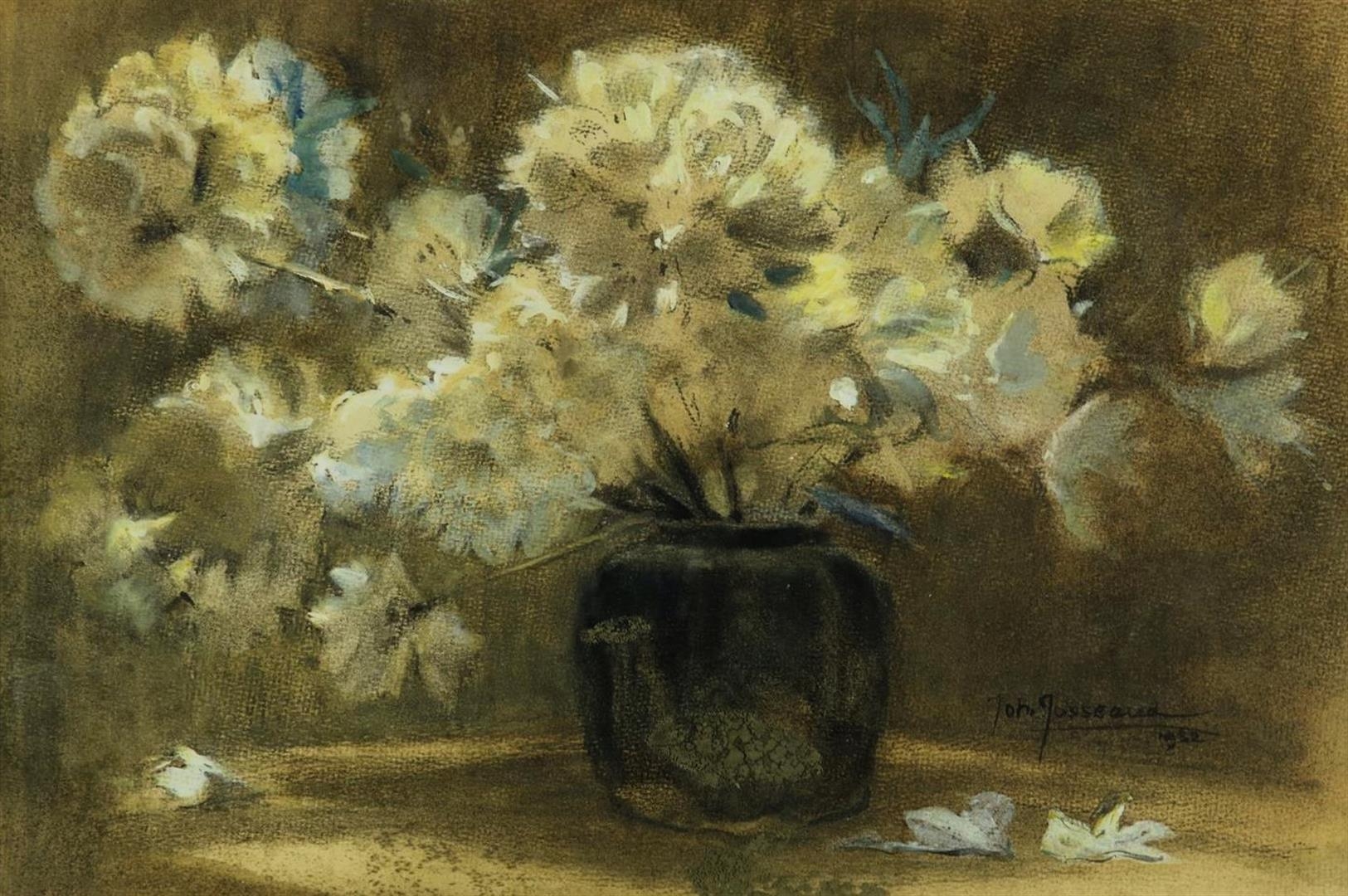 Josseaud, Johannes Flower still life (1932) MutualArt