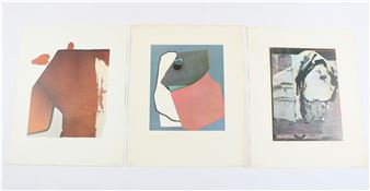 Three abstract compositions - Gérard Leonard van den Eerenbeemt