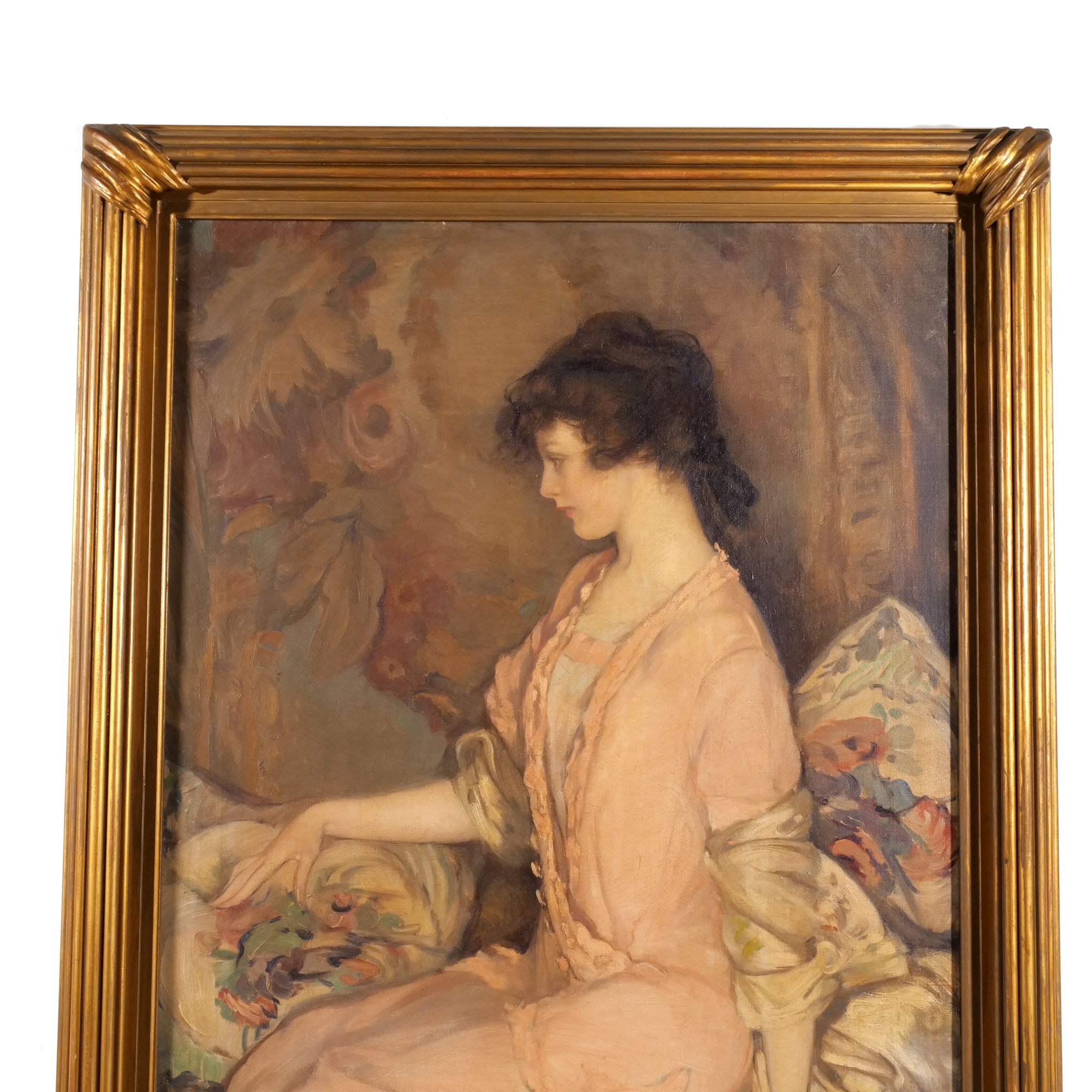Mary Shepard Greene Blumenschein | Stylized portrait of a woman (1914 ...