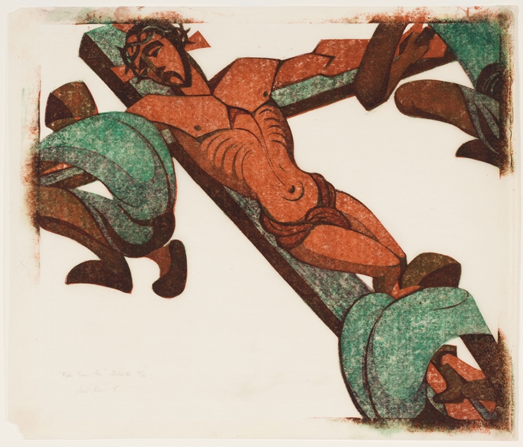 Sybil Andrews | Father Forgive Them: Station XI | MutualArt