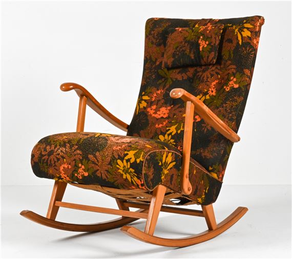 Frits Schlegel | FRITS SCHLEGEL FOR FRITZ HANSEN OAK ROCKING CHAIR