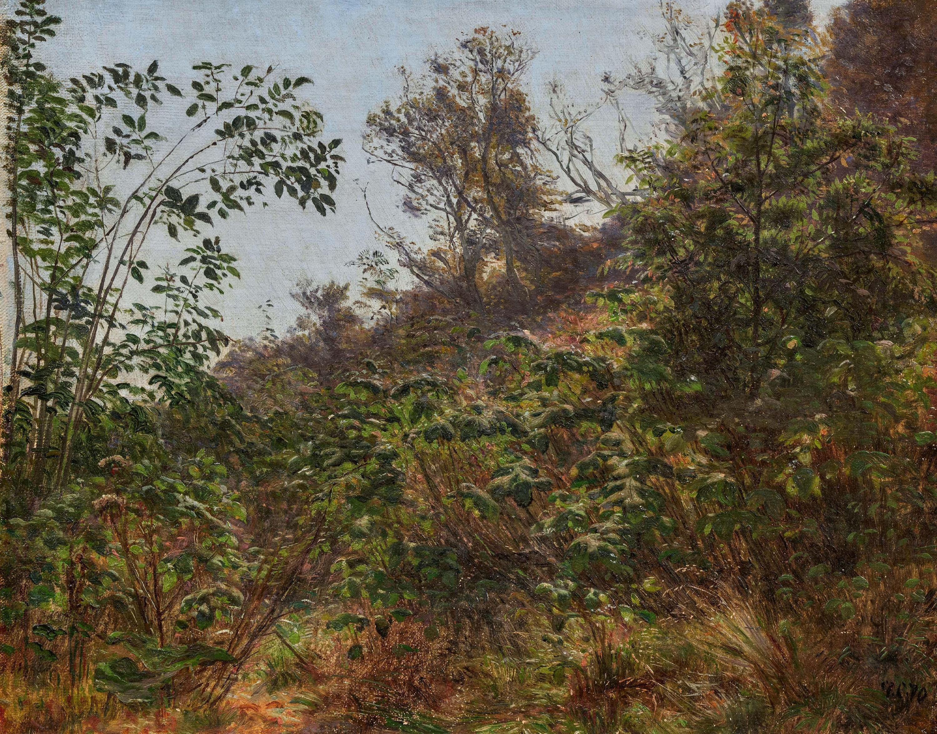Polycarpus Godfred Benjamin Christensen | Thicket on the Mountainside ...