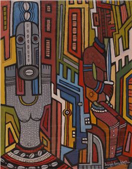 Joseph Amedokpo | 8 Artworks at Auction | MutualArt