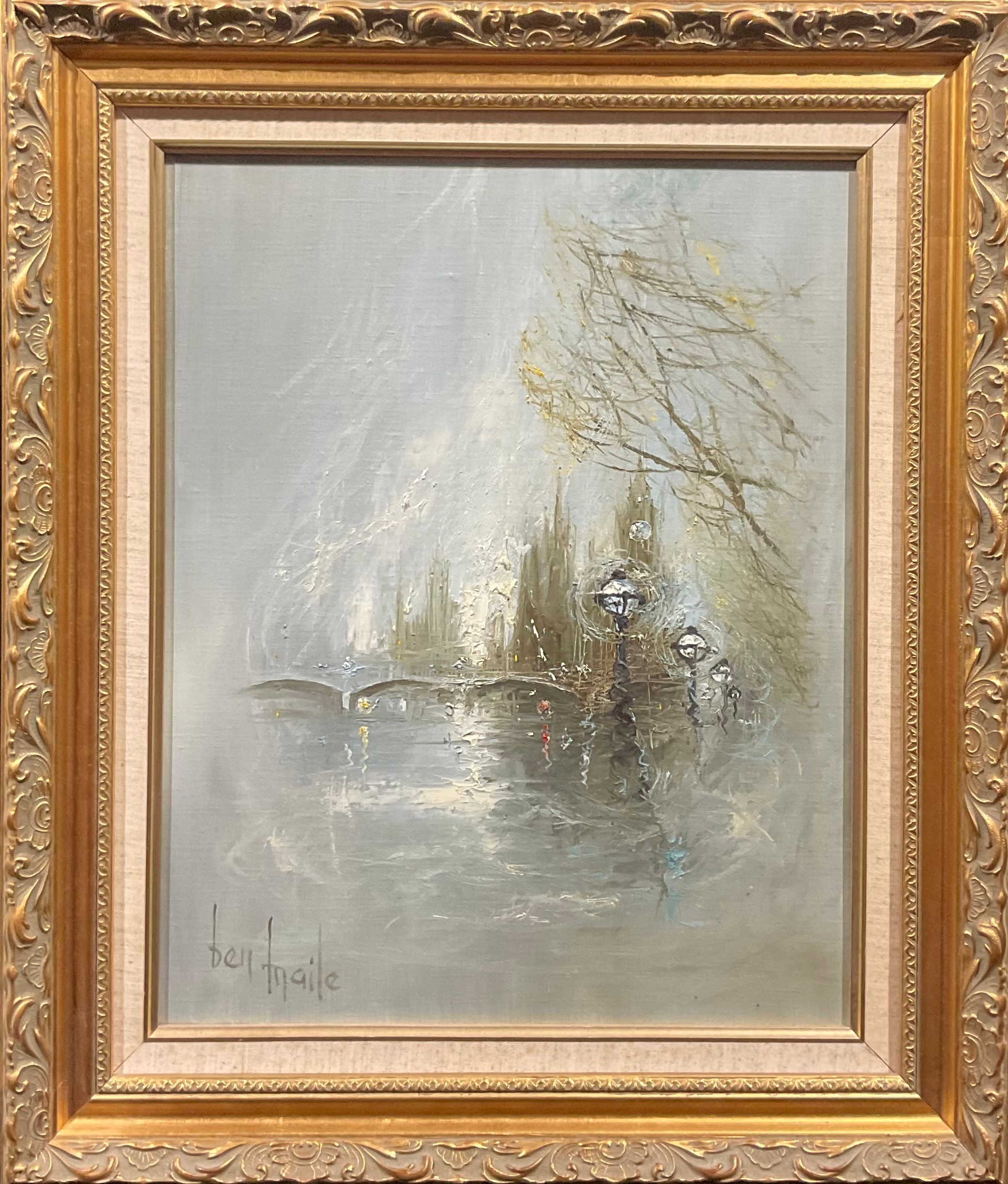 Ben Maile | Winter Mist On The Thames | MutualArt