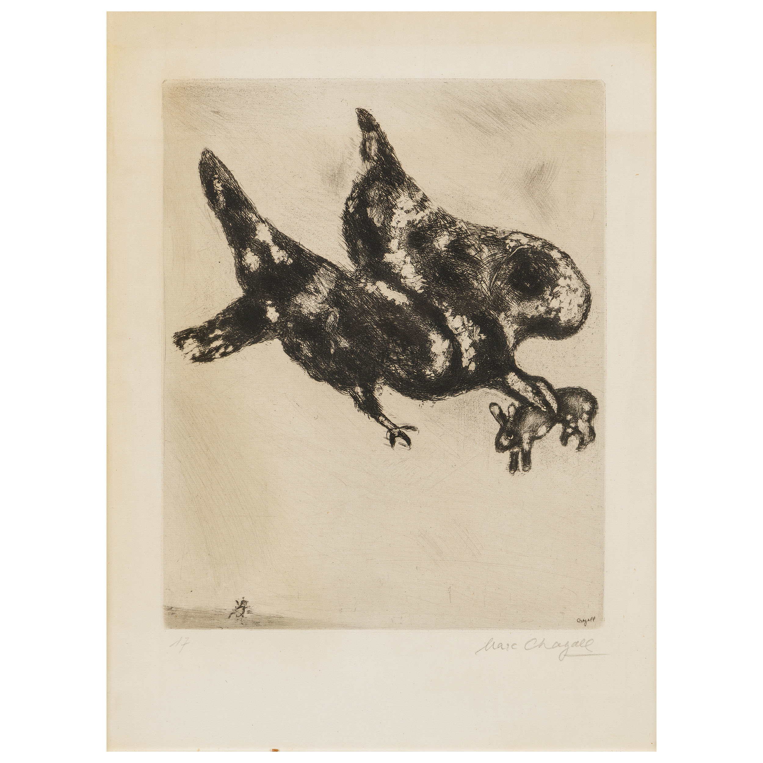 Marc Chagall | Eagle and rabbit | MutualArt