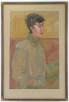 Profile of a forlorn woman - Marshall Glasier