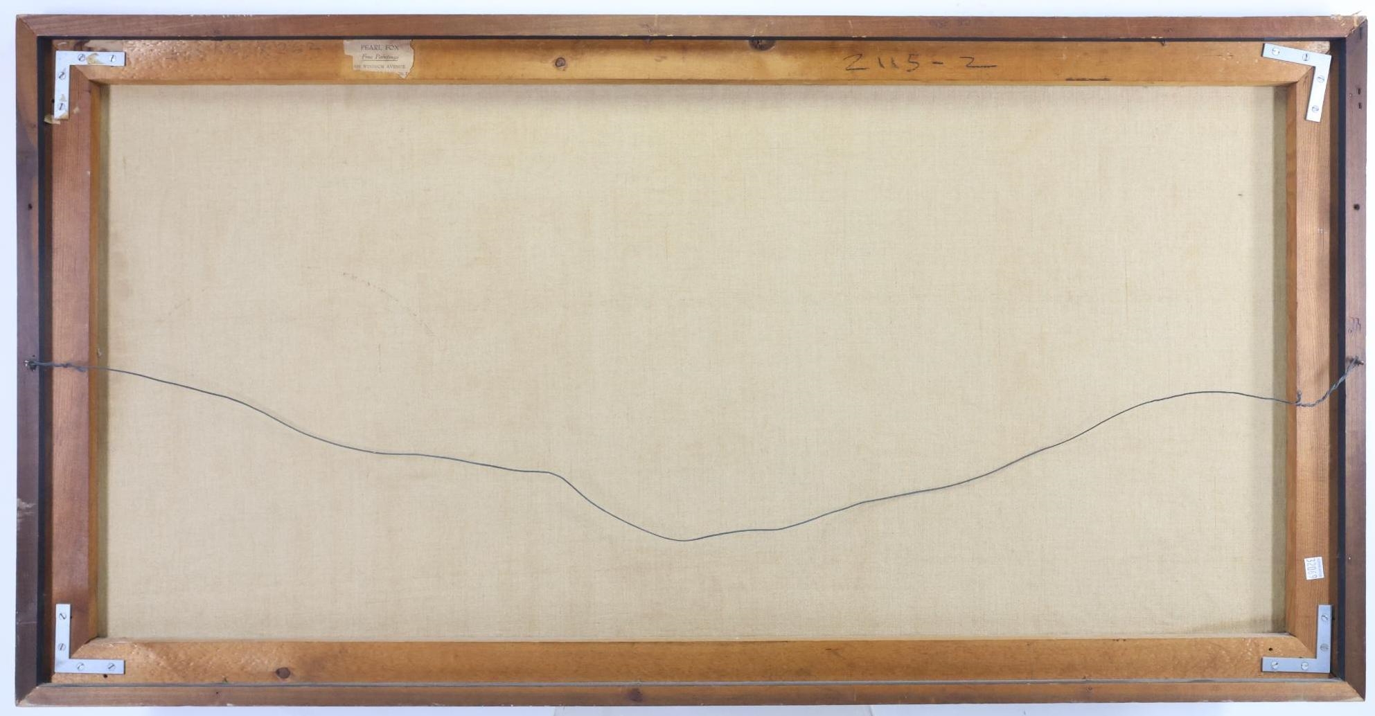 Artwork by Paul Gorka, Dark architectural landscape, Made of Oil on board